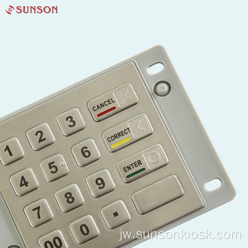 Lumahing disapu resik PIN pad